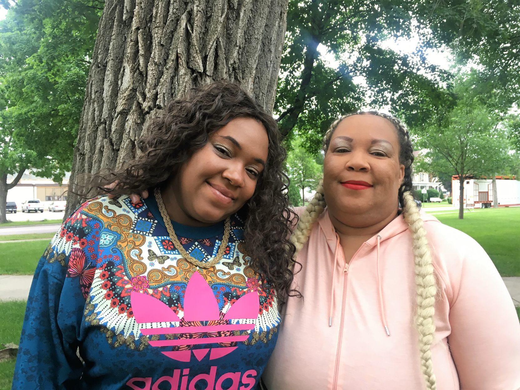 Priyia Lacey and Thelma Jones
